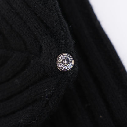 CHROME HEARTS BLACK PLUS CROSS PATCH BEANIE