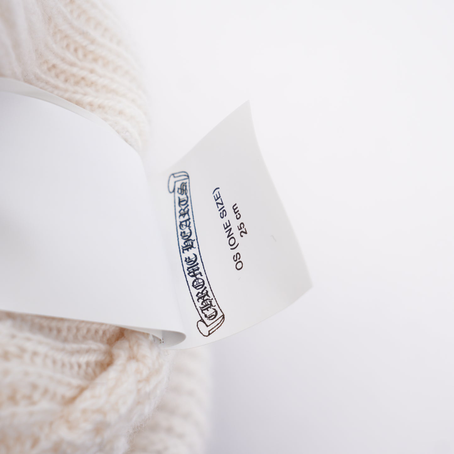 CHROME HEARTS WHITE BIG DADDY BEANIE