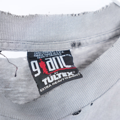 FADED THRASHED METALLICA FLAME PUSHHEAD CUT OFF