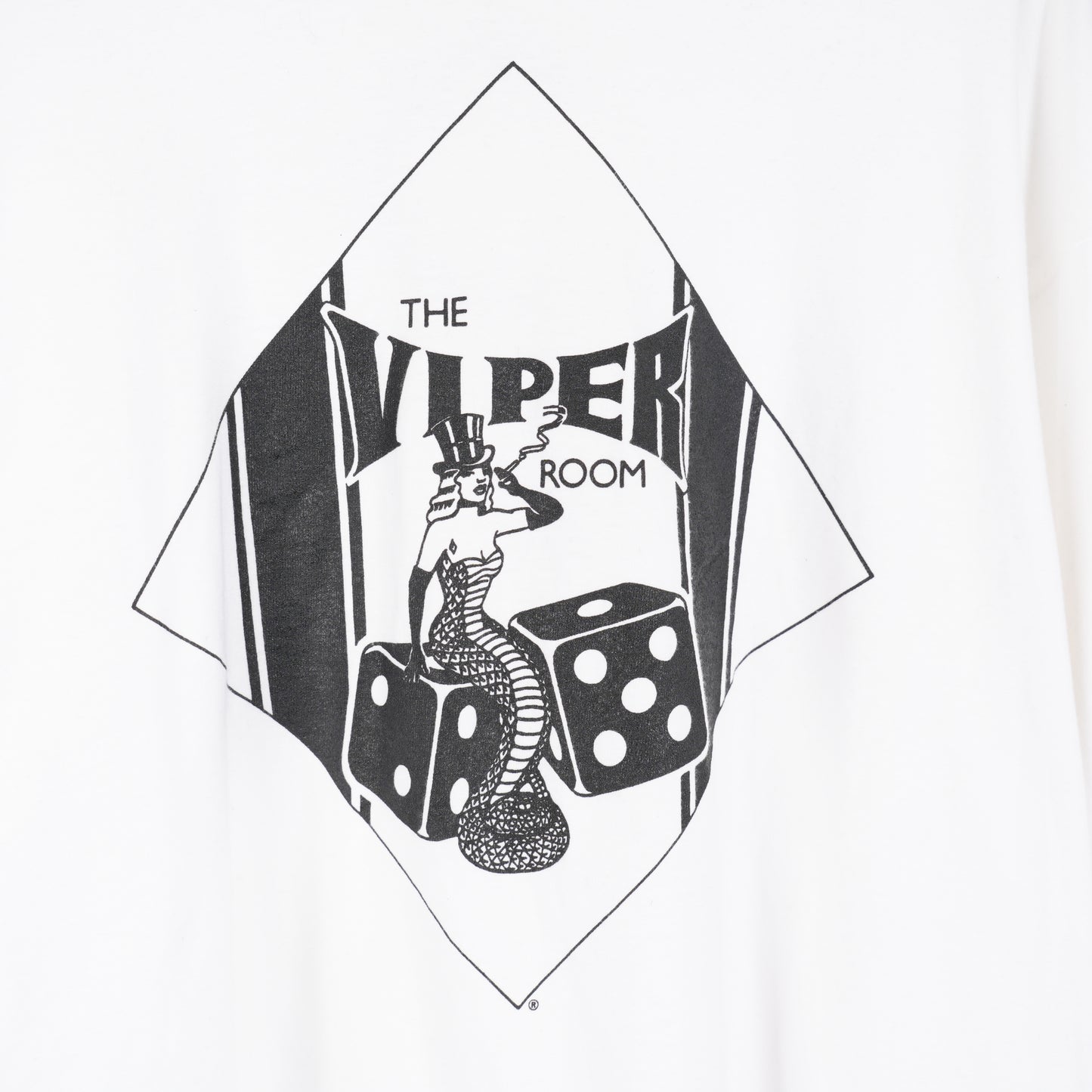VINTAGE WHITE THE VIPER ROOM MERCHANDISE LONG SLEEVE