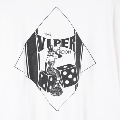 VINTAGE WHITE THE VIPER ROOM MERCHANDISE LONG SLEEVE
