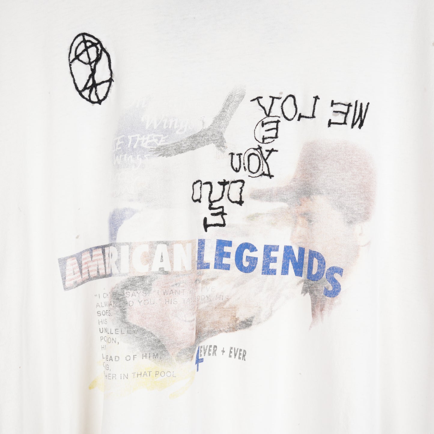 PALY HOLLYWOOD WHITE "AMERICAN LEGENDS" TEE