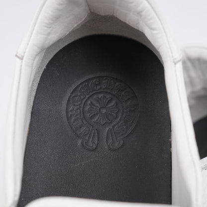 CHROME HEARTS CALF SKIN LEATHER DAGGER SLIP ON