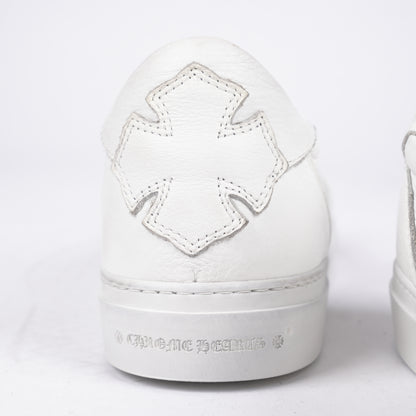 CHROME HEARTS CALF SKIN LEATHER DAGGER SLIP ON