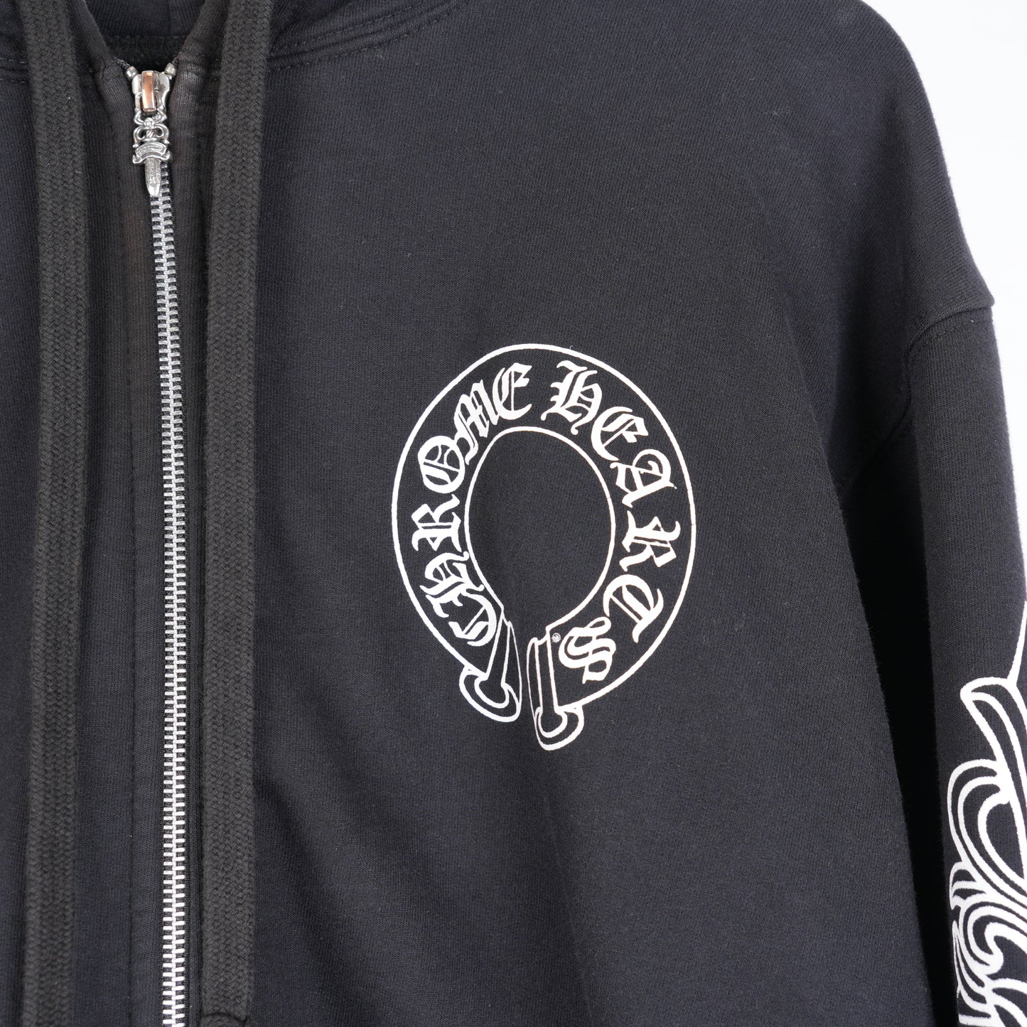 CHROME HEARTS FLORAL THERMAL ZIP UP HOODIE