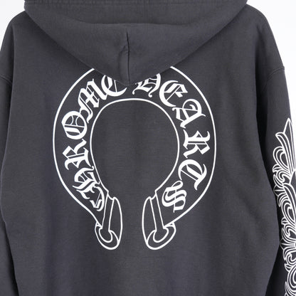 CHROME HEARTS FLORAL THERMAL ZIP UP HOODIE