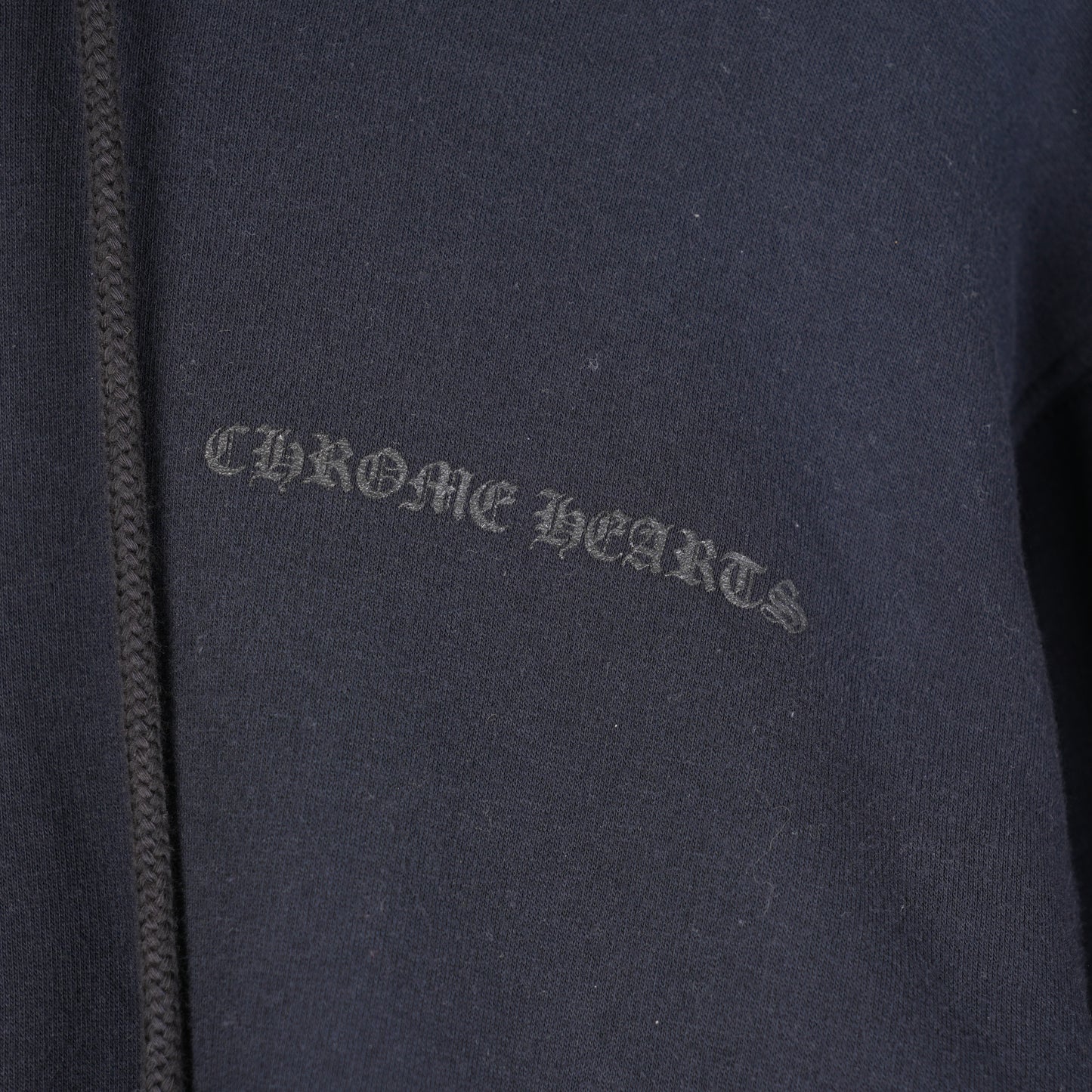 CHROME HEARTS VINTAGE PLUS CROSS THERMAL ZIP UP HOODIE