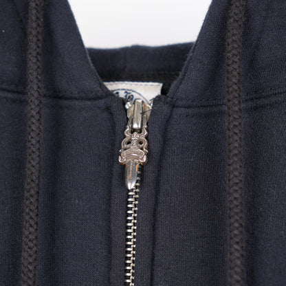 CHROME HEARTS VINTAGE PLUS CROSS THERMAL ZIP UP HOODIE
