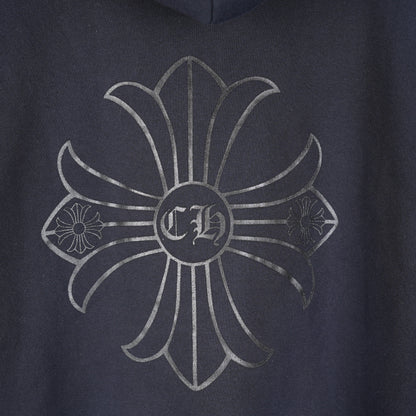 CHROME HEARTS VINTAGE PLUS CROSS THERMAL ZIP UP HOODIE