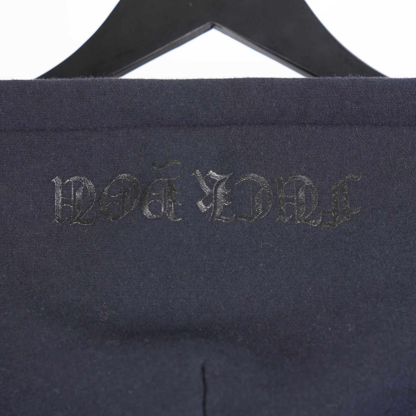 CHROME HEARTS VINTAGE PLUS CROSS THERMAL ZIP UP HOODIE