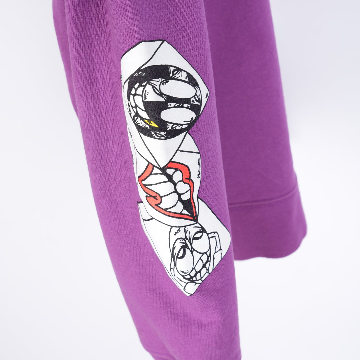 CHROME HEARTS MATTY BOY PURPLE 'I WANT MORE NOT LESS' RUGBY POLO