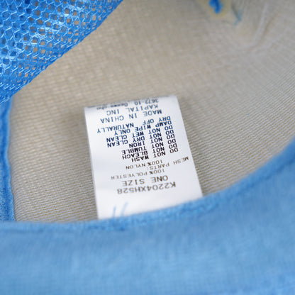 KAPITAL 'MEN LOVE CATS' DENIM TRUCKER HAT