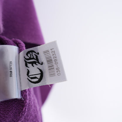 CHROME HEARTS MATTY BOY PURPLE 'I WANT MORE NOT LESS' RUGBY POLO