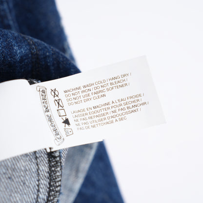 CHROME HEARTS DENIM CROSS PATCH DENIM SHIRT