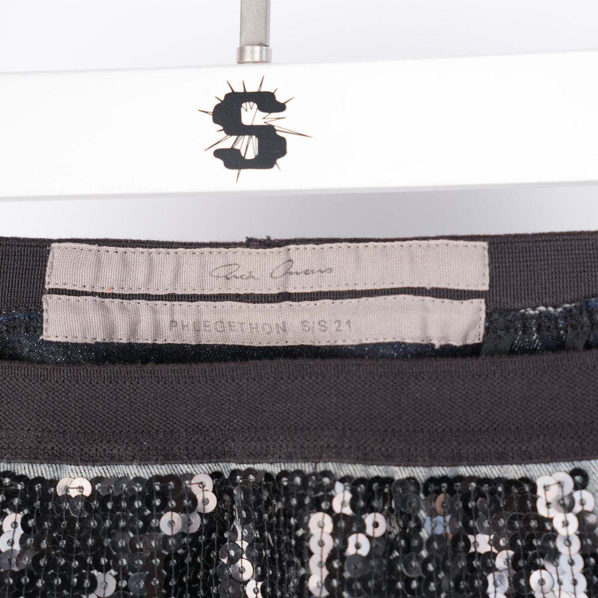 RICK OWENS SEQUIN MINI DRESS