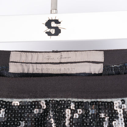 RICK OWENS SEQUIN MINI DRESS