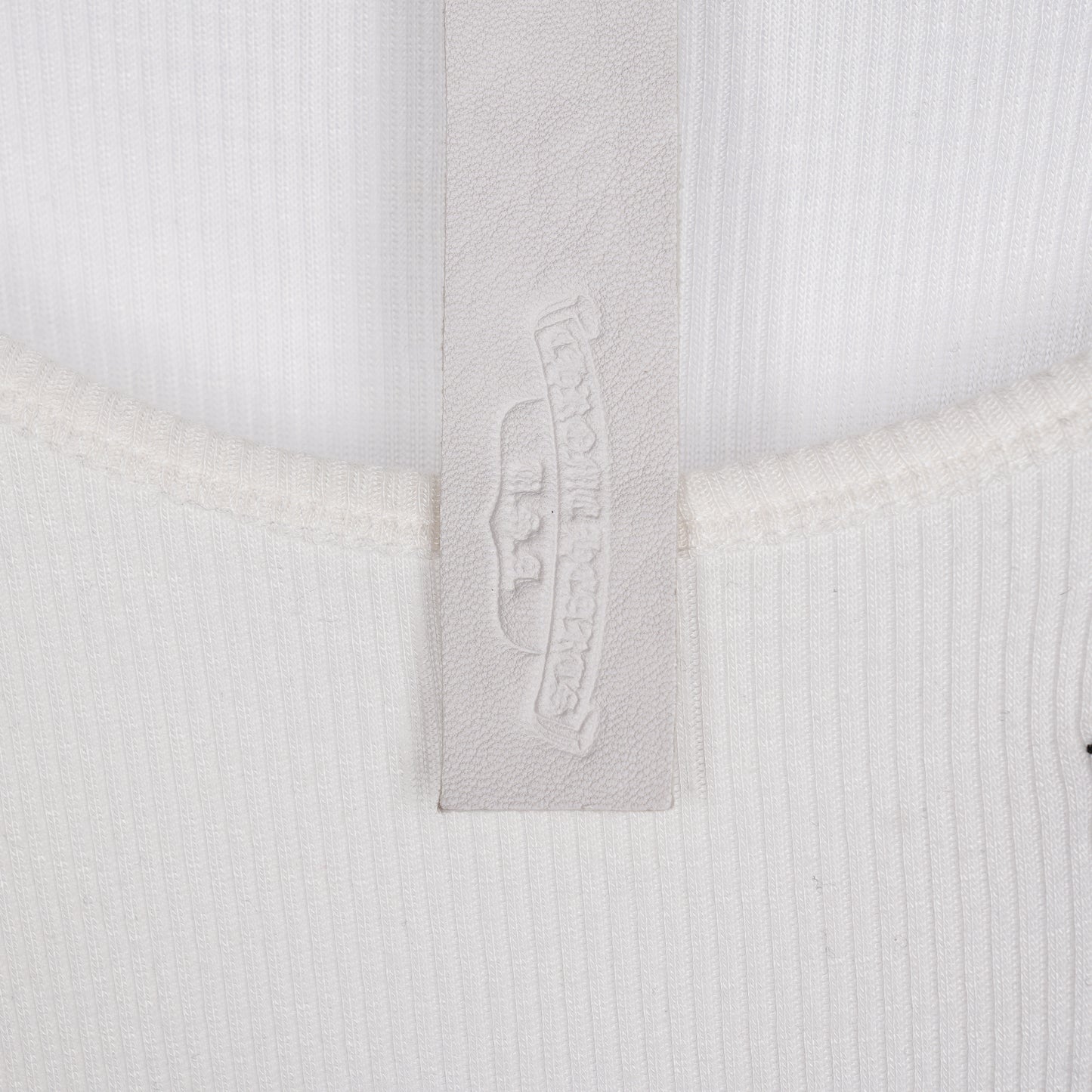 Chrome Hearts Womans White  SCRIPT Long White Dress
