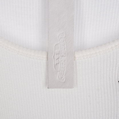 Chrome Hearts Womans White  SCRIPT Long White Dress