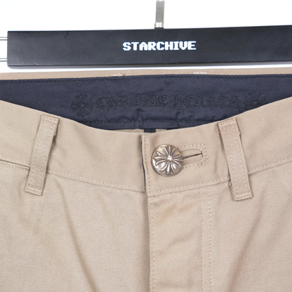 CHROME HEARTS TAN CHINOS