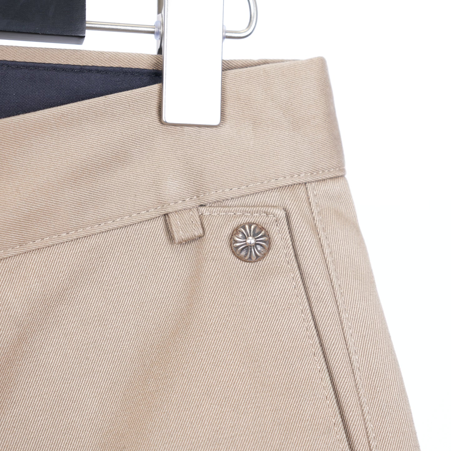 CHROME HEARTS TAN CHINOS