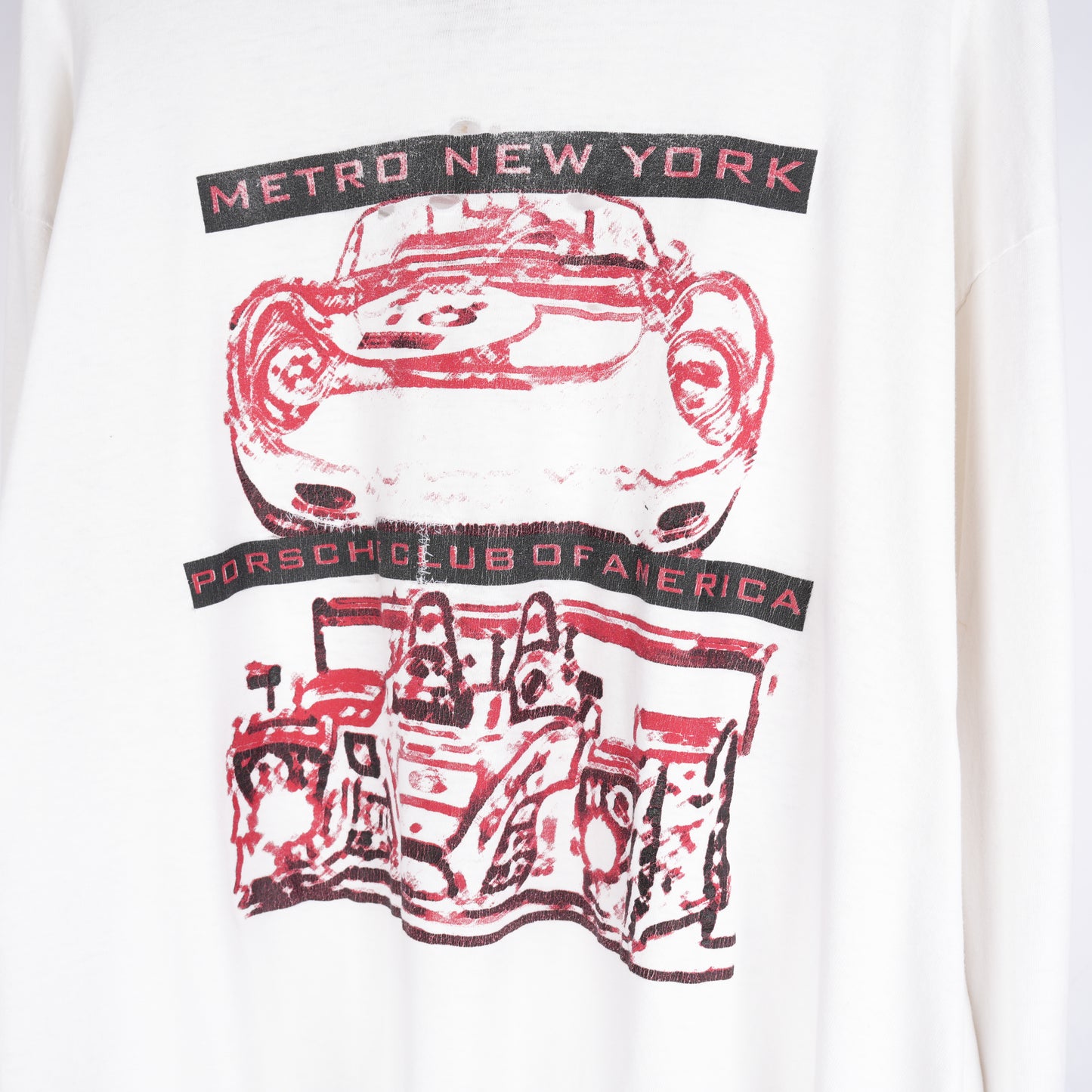 VINTAGE METRO NEW YORK PORSCHE CLUB OF AMERICA LONG SLEEVE TEE