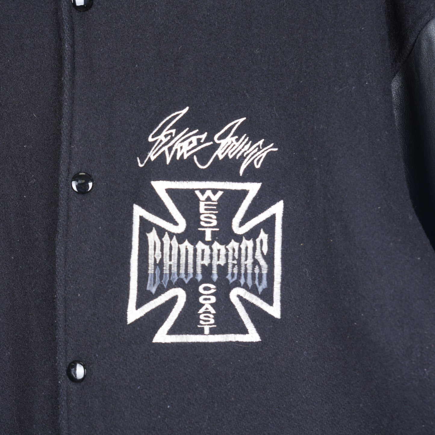 BLACK WCC WEST COAST CHOPPERS BOMBER JACKET
