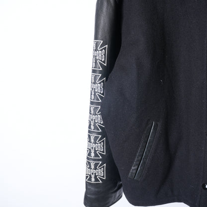 BLACK WCC WEST COAST CHOPPERS BOMBER JACKET