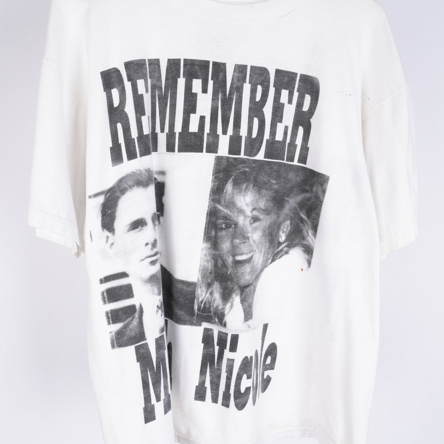 VINTAGE GOLDMAN & NICOLE BROWN PRAYER 1990'S TEE