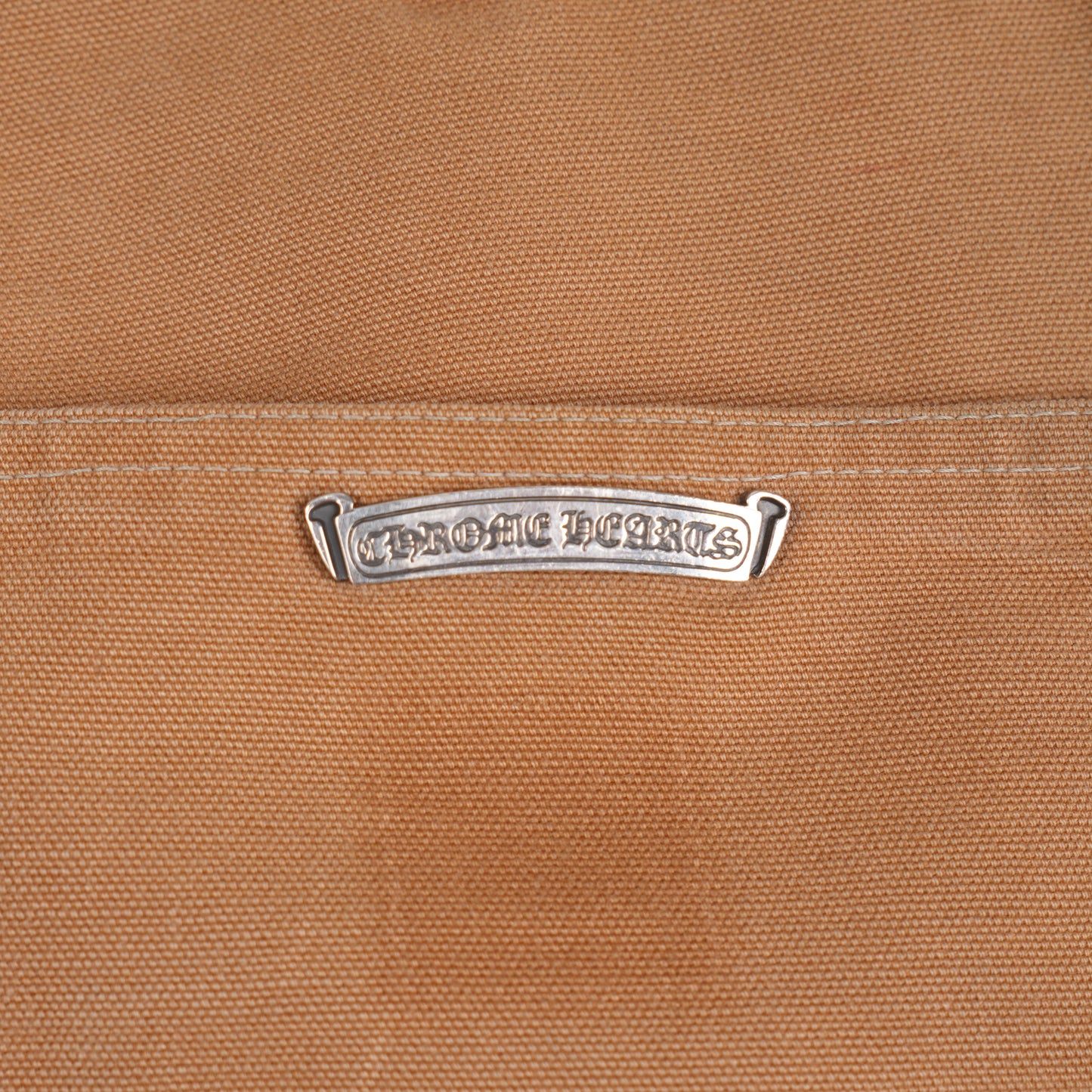CHROME HEARTS DOUBLE KNEE SEX BROWN CAMO PATCH PANTS