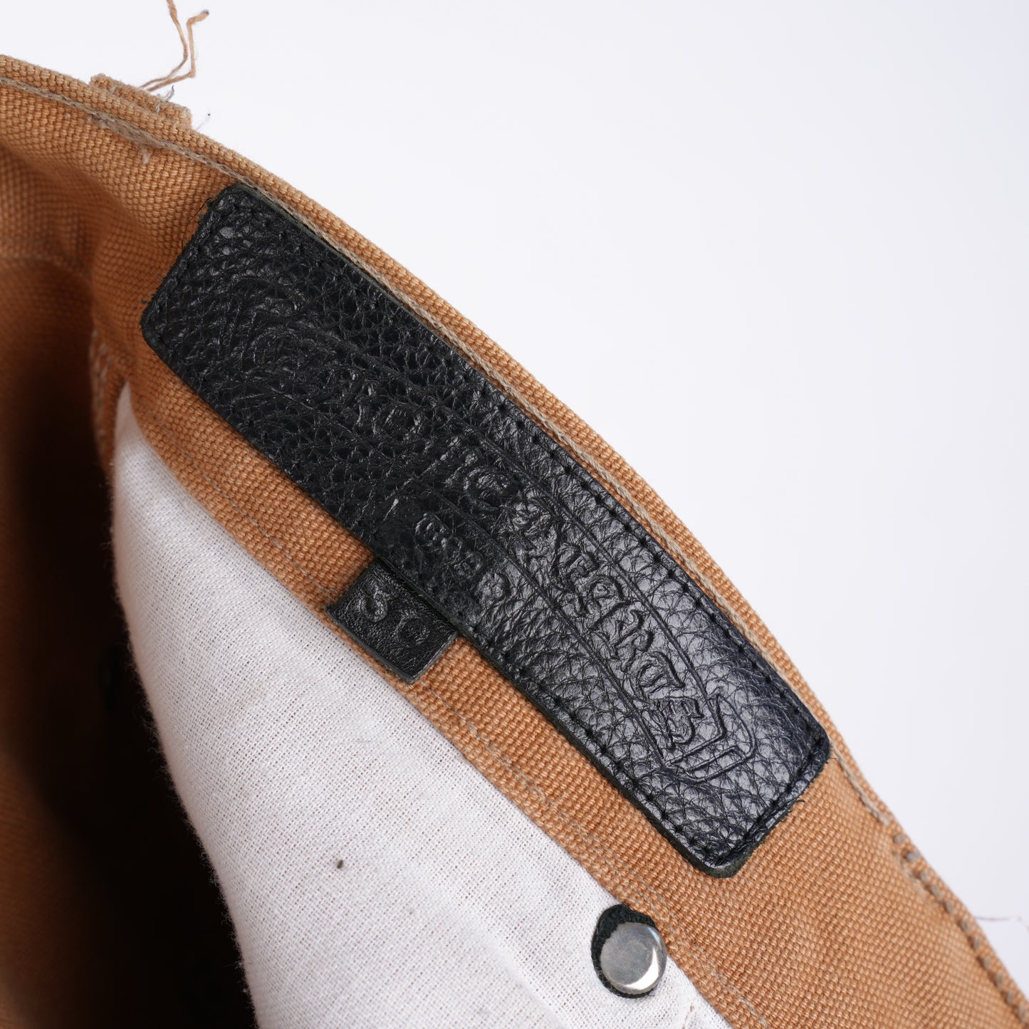 CHROME HEARTS DOUBLE KNEE SEX BROWN CAMO PATCH PANTS