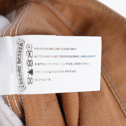 CHROME HEARTS DOUBLE KNEE SEX BROWN CAMO PATCH PANTS