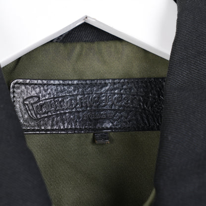 CHROME HEARTS OLIVE MATTY BOY SMILE WORK JACKET