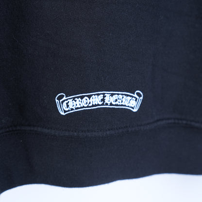 CHROME HEARTS CLASSIC THERMAL HORSESHOE LOGO ZIP UP HOODIE