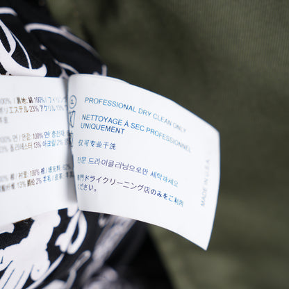 CHROME HEARTS OLIVE MATTY BOY SMILE WORK JACKET