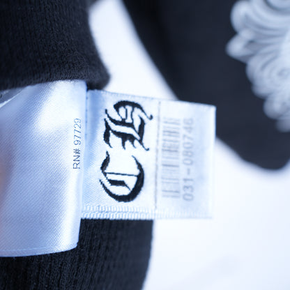 CHROME HEARTS CLASSIC THERMAL HORSESHOE LOGO ZIP UP HOODIE