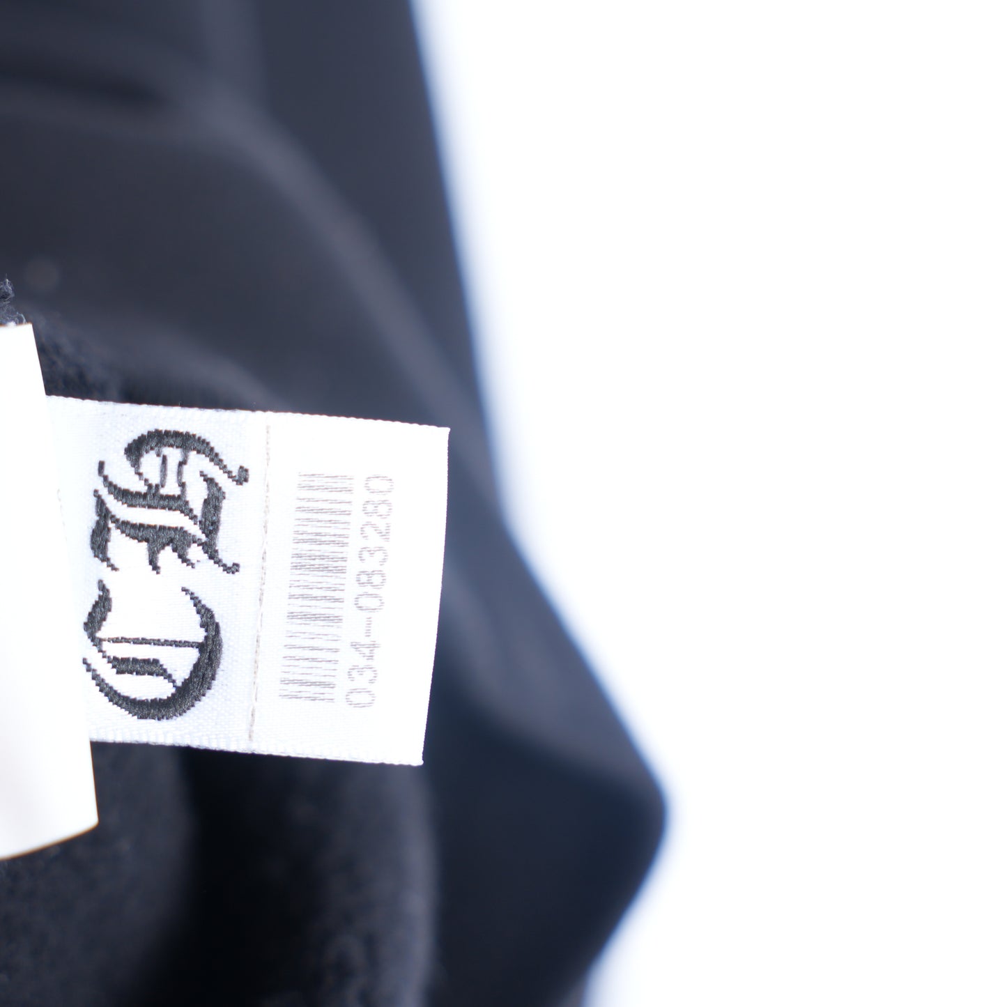 CHROME HEARTS KING TACO BLACK EMBROIDERED HALF ZIP