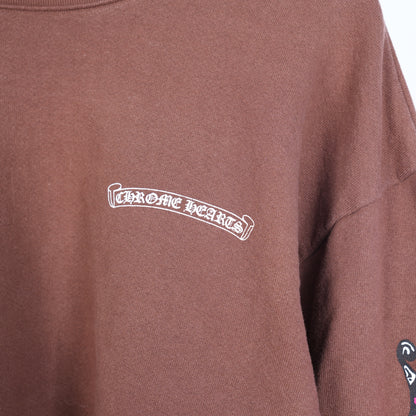 Chrome Hearts Matty Boy Structure Brown Crewneck