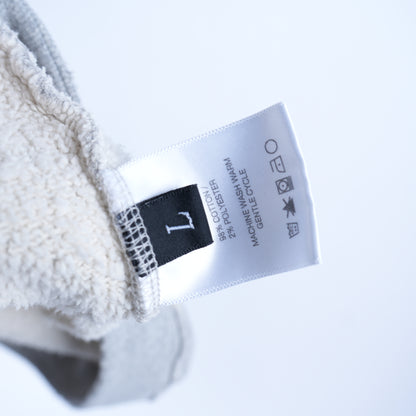 ERD GREY LOGO SAFETY PIN HOODIE