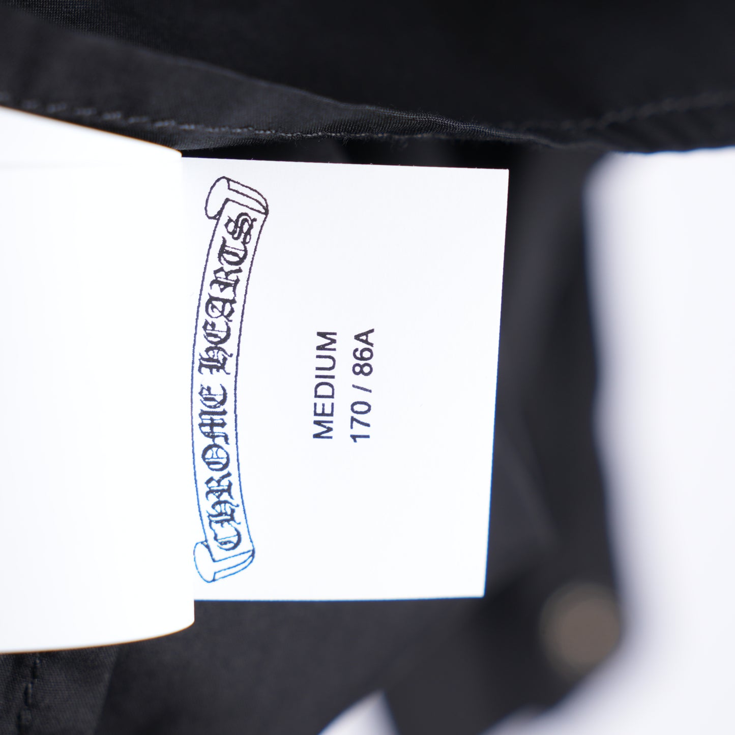 CHROME HEARTS BLACK CH EMBROIDERED LOGO DRESS SHIRT