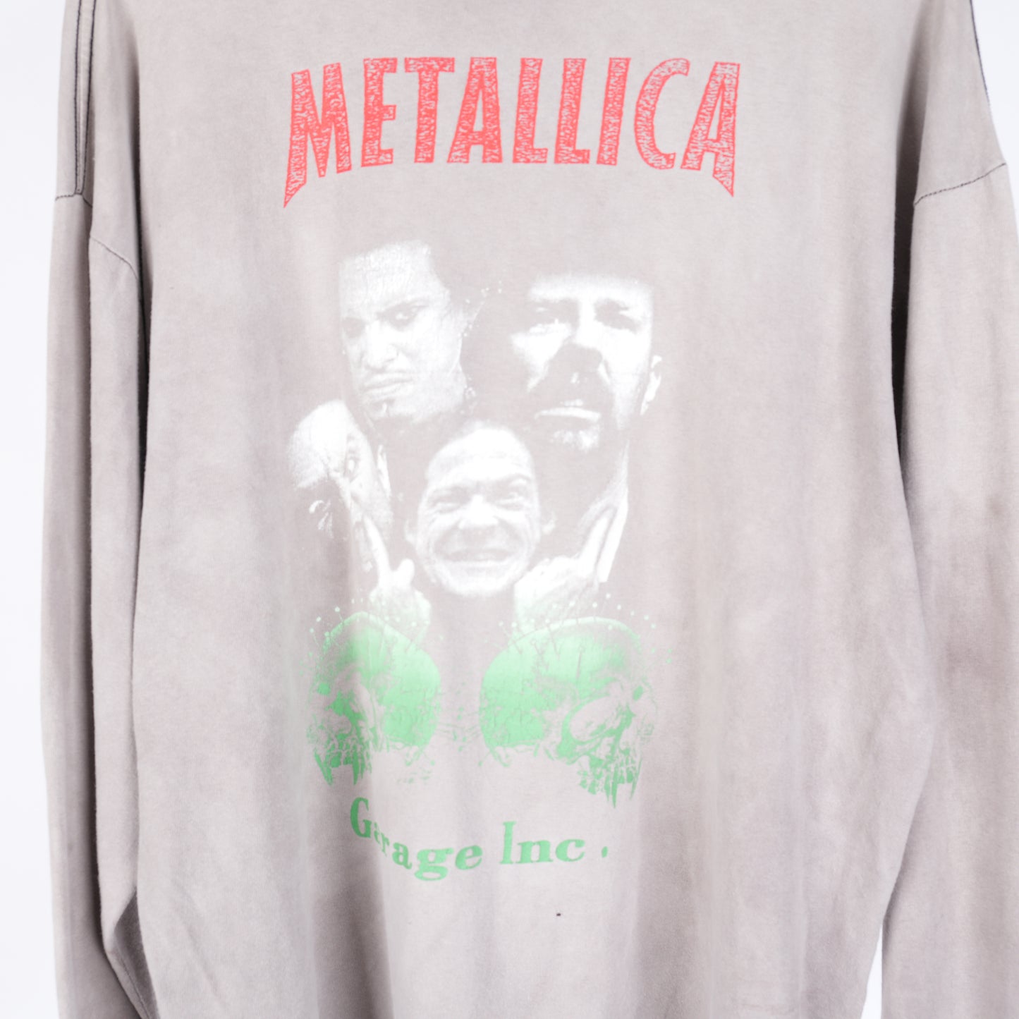 VINTAGE 1998 FADED METALLICA GARAGE INC LONG SLEEVE