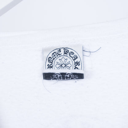 Vintage Chrome Hearts Dagger White Crewneck