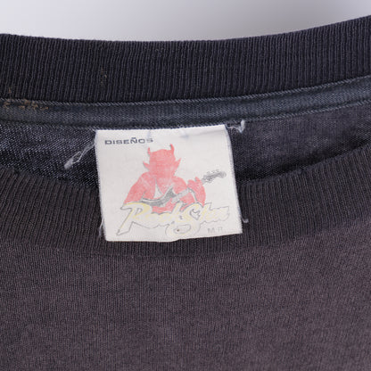 Vintage Interpuesto HISTORIA DE UN MINUTO LONG SLEEVE BAND T-SHIRT