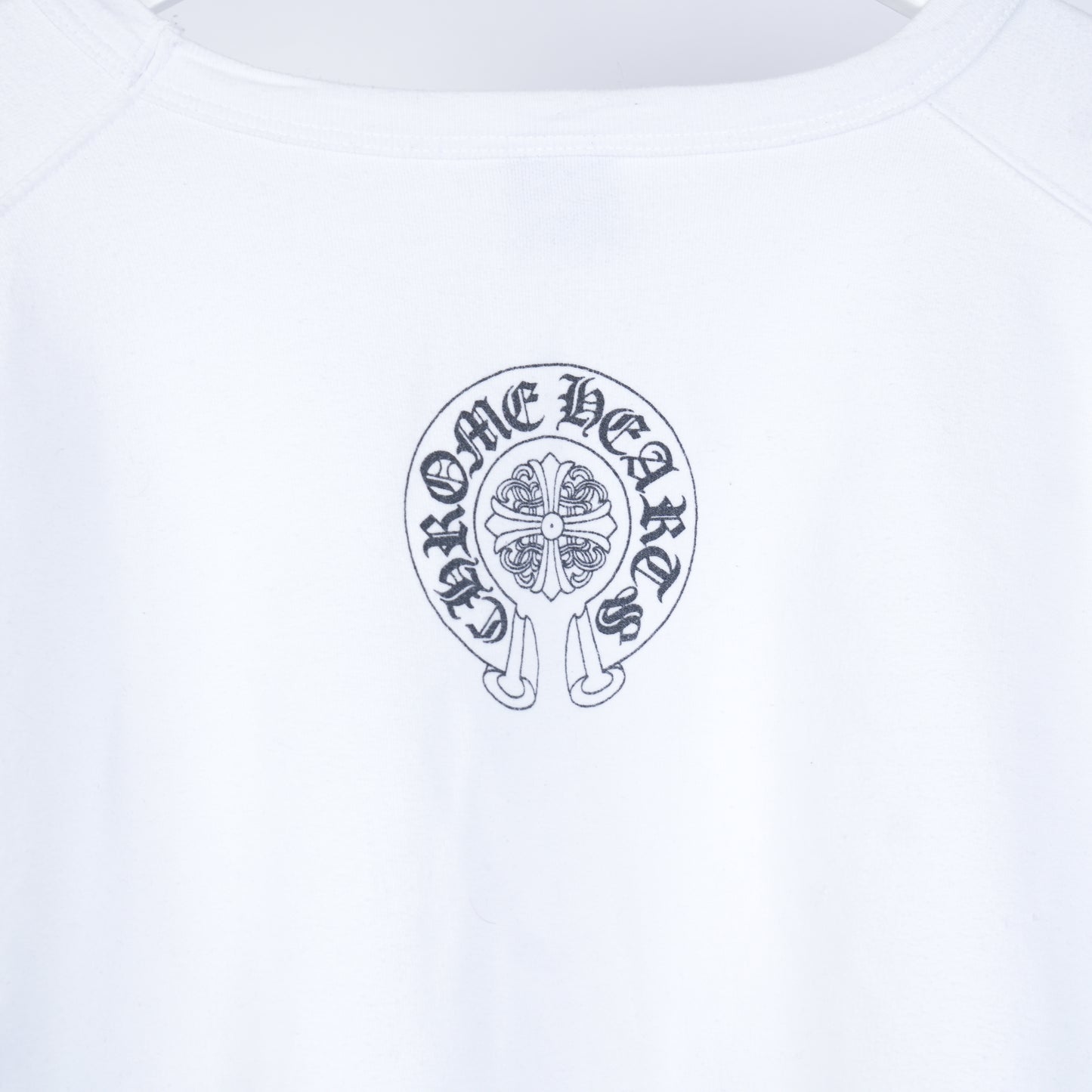 Vintage Chrome Hearts Dagger White Crewneck