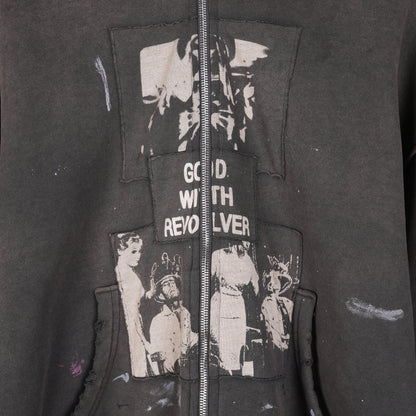 Enfants Riches Déprimés ERD GOD WITH REVOLVER ZIP UP HOODIE