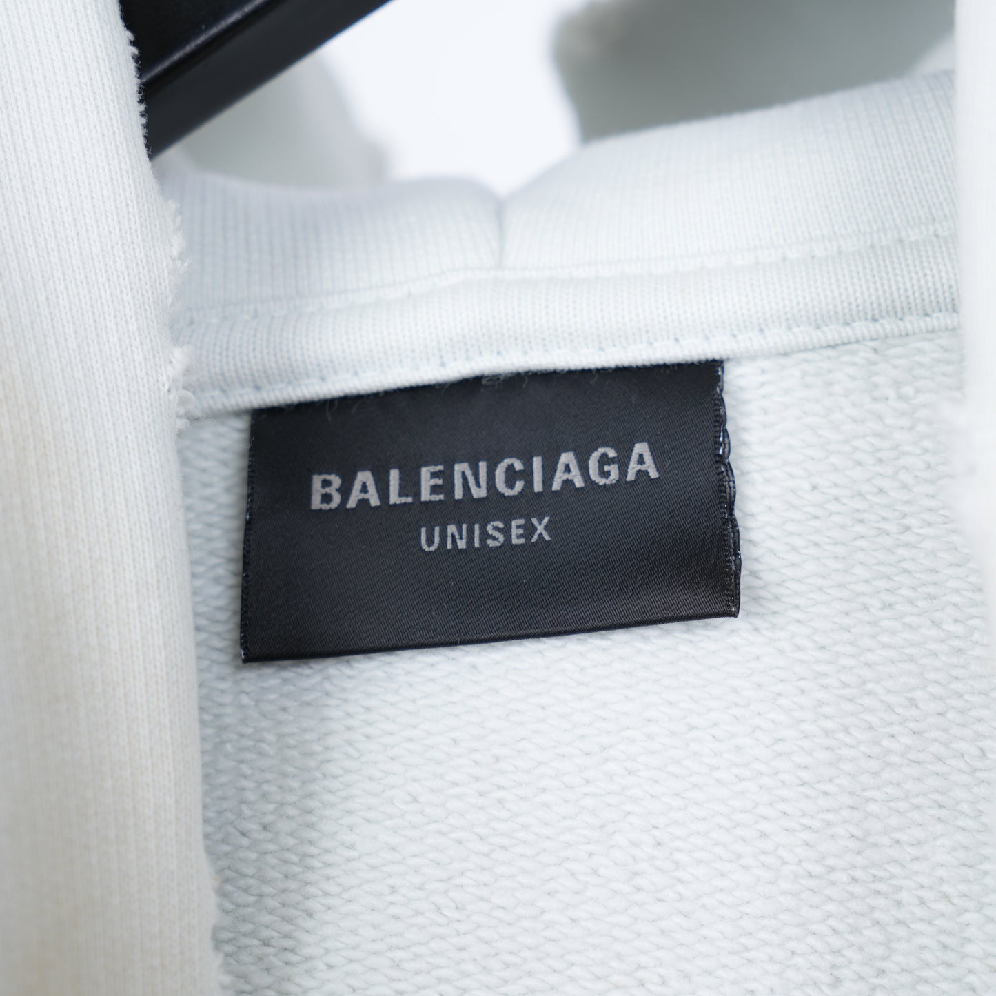 BALENCIAGA WHITE TATTOO ZIP UP HOODIE