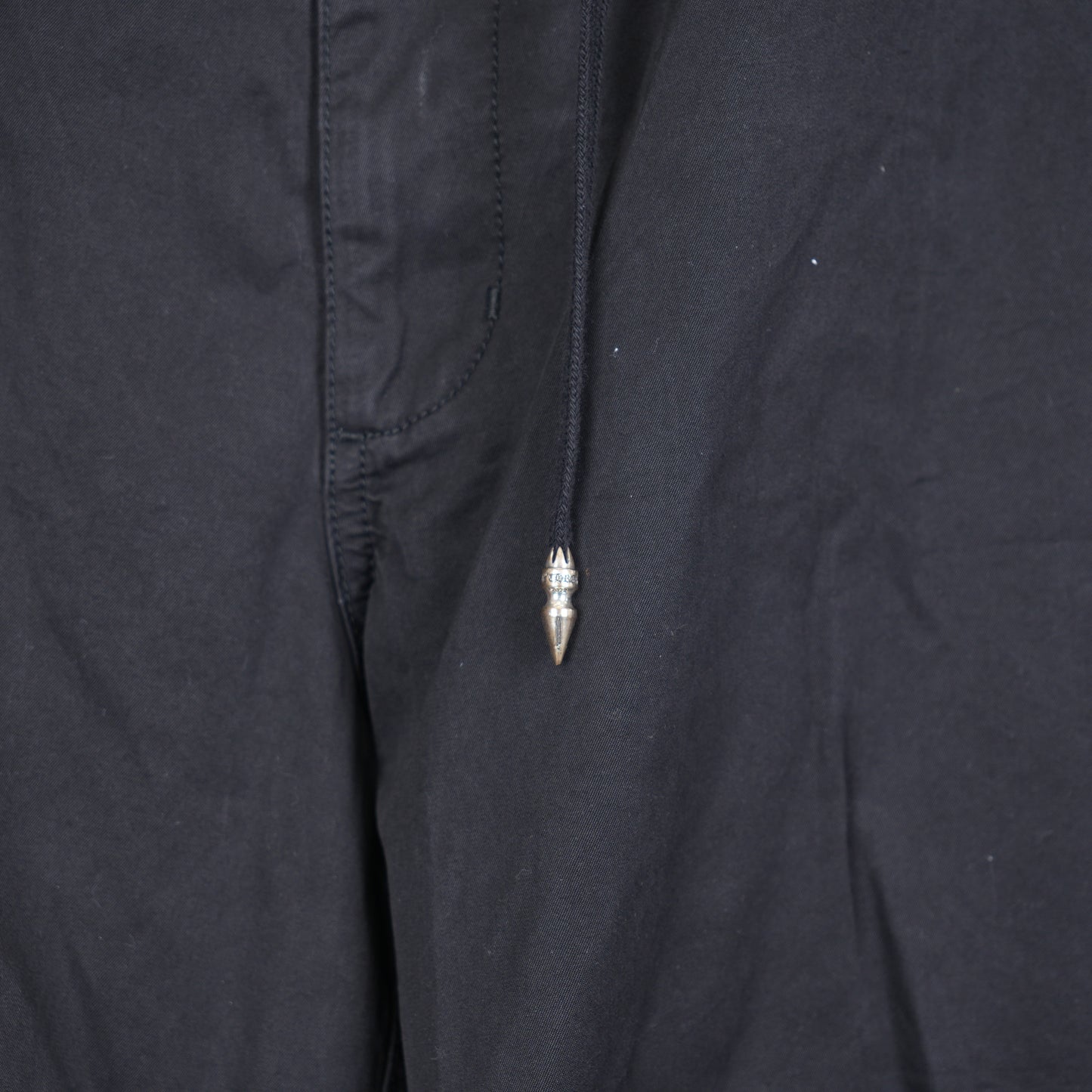 CHROME HEARTS BLACK PARACHUTE PANTS