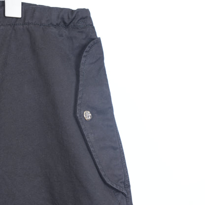 CHROME HEARTS BLACK PARACHUTE PANTS