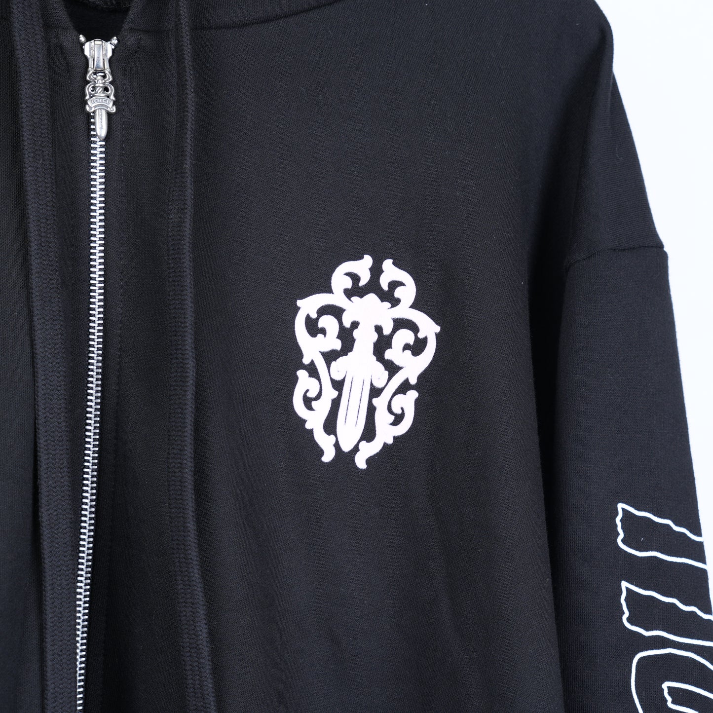 CHROME HEARTS DEADLY DOLL ZIP UP HOODIE