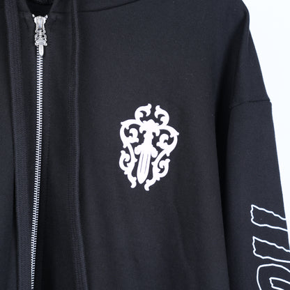 CHROME HEARTS DEADLY DOLL ZIP UP HOODIE