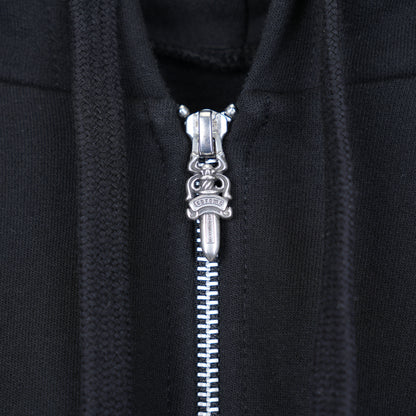 CHROME HEARTS DEADLY DOLL ZIP UP HOODIE